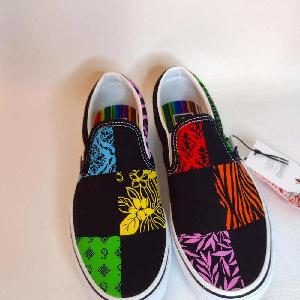 Vans Crayola Classic Slip on Sneakers: Women sz 9.5